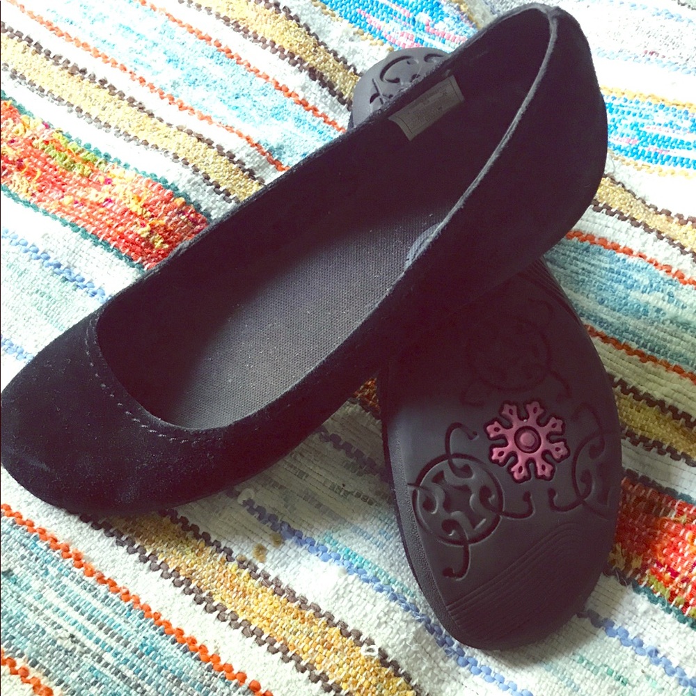 Merrell suede ballerina flats